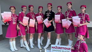 Mažoretkinje Gradske glazbe donijele u Viroviticu niz medalja s 25. Državnog prvenstva održanog u Općini Klinča Sela 6 IMG 20220515 WA0028
