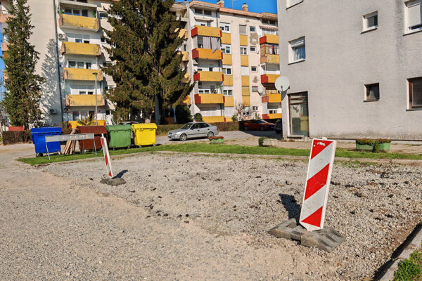 Sanacija parkiralista Pejaceviceva 2