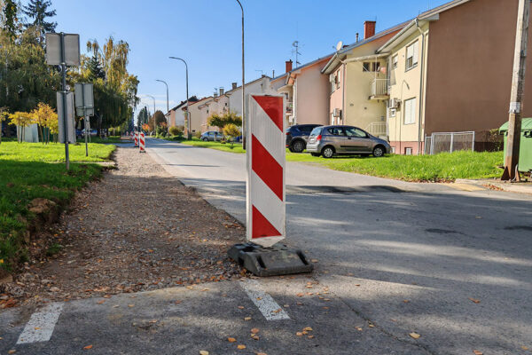 sanacija nogostupa Pejaceviceva