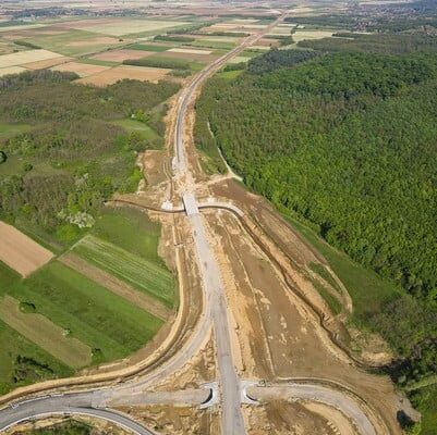 Na čvoru Virovitica asfalt već ovog tjedna, završetak radova u lipnju 1 brza cesta dionica Vtc SB 9