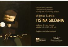 U srijedu, 5. studenog, u Gradskom muzeju Virovitica otvorenje izložbe “Miljenko Stančić: Tišina sjećanja”