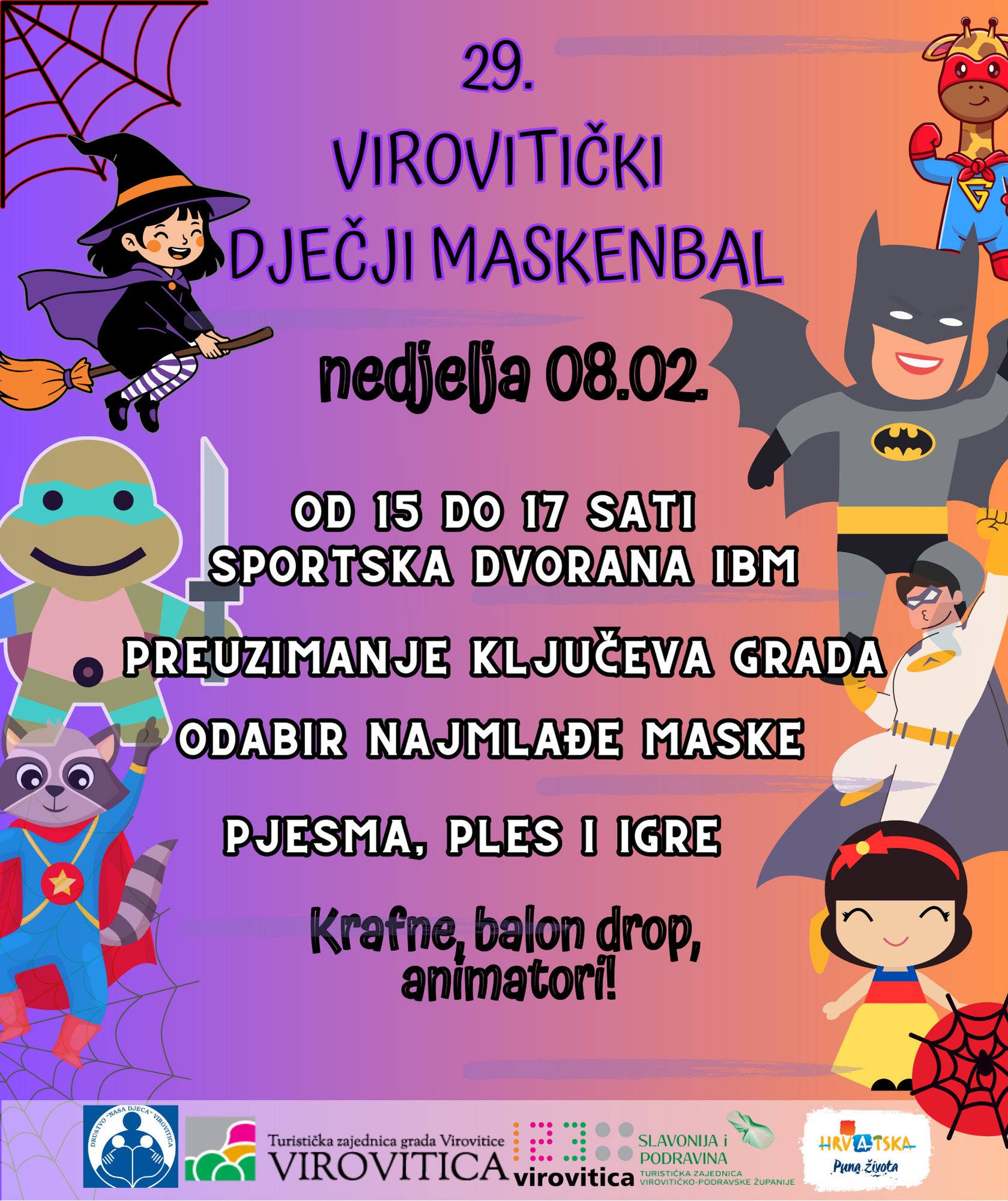 Pripremite maske: U nedjelju, 8. veljače, održat će se Virovitički dječji maskenbal 1 619318964 1327653412730968 1893963037552712338 n