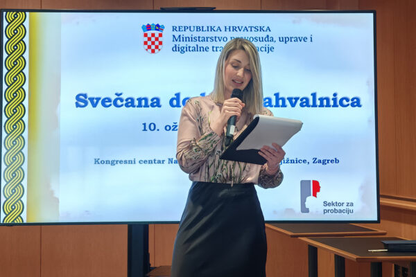 Draženu Betlemoviću, djelatniku Grada Virovitice, zahvalnica za izvrsnu suradnju s probacijskom službom 13 IMG 20260310 121838