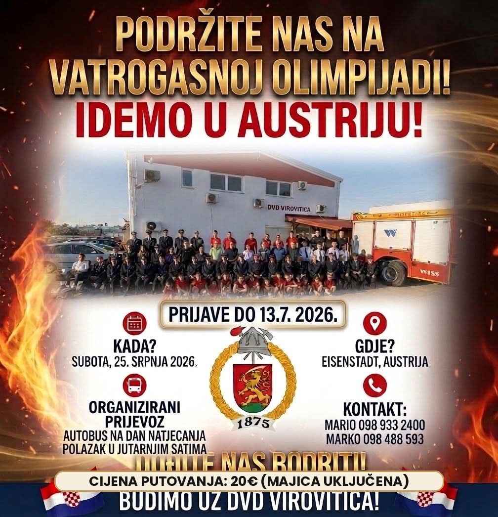 DVD Virovitica kao prvak RH nastupa na Vatrogasnoj olimpijadi u Eisenstadtu – prijave za organizirani odlazak navijača do 13. srpnja 1 1783492608934 585727946